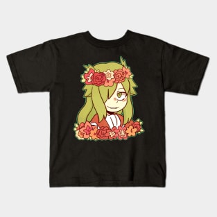 Freed Flower Crown sticker Kids T-Shirt